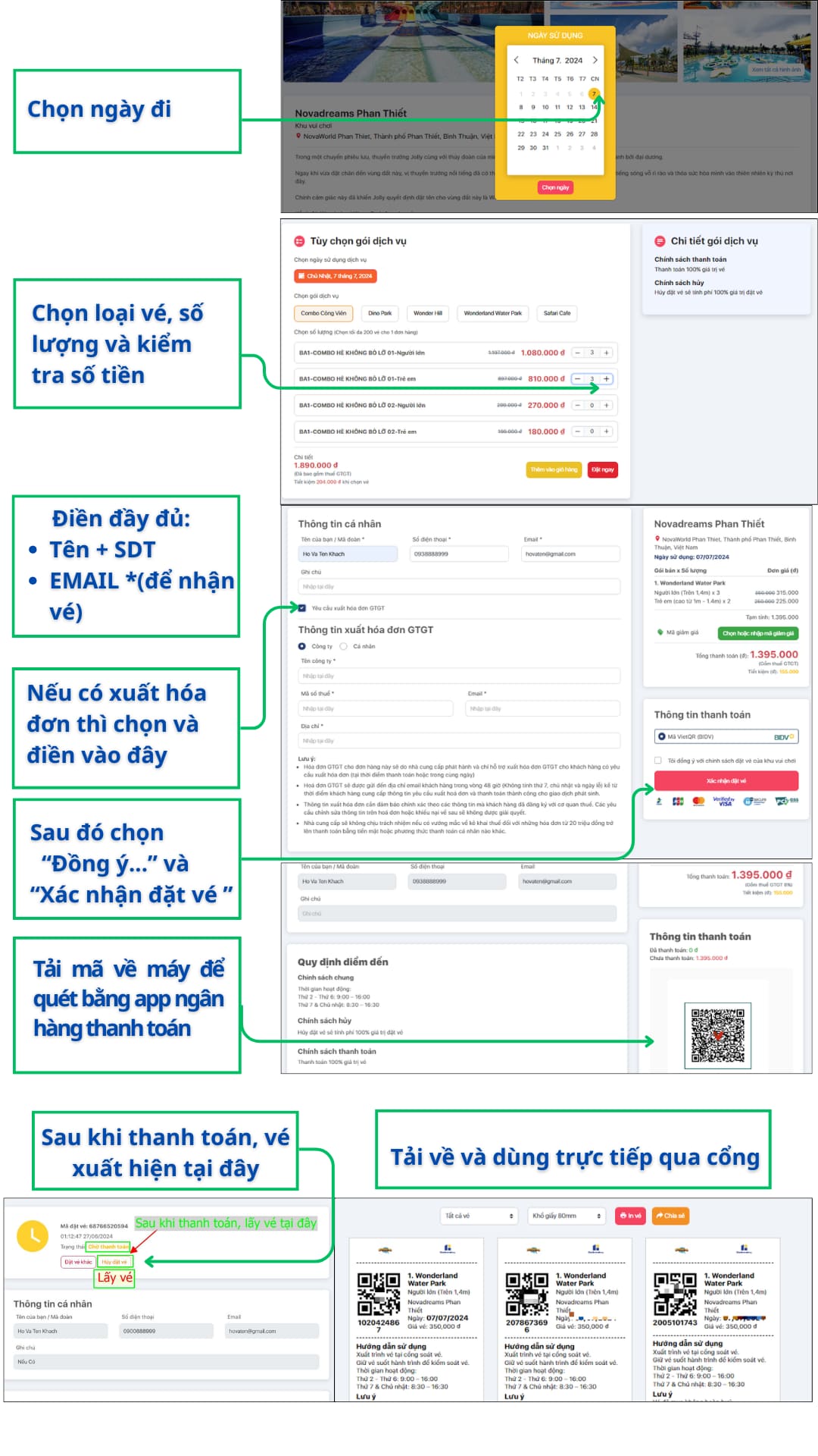 Hướng dẫn mua vé Amazing Bay Công viên nước Sơn tiên
